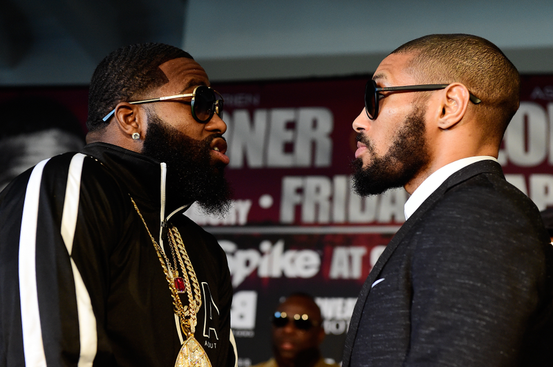 Broner and Ashely Theophane face off in February. Photo via Getty